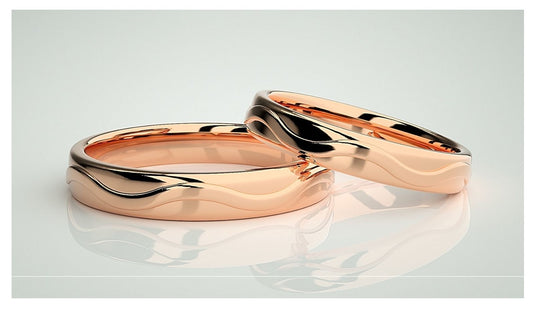 Couple Band Rings#81