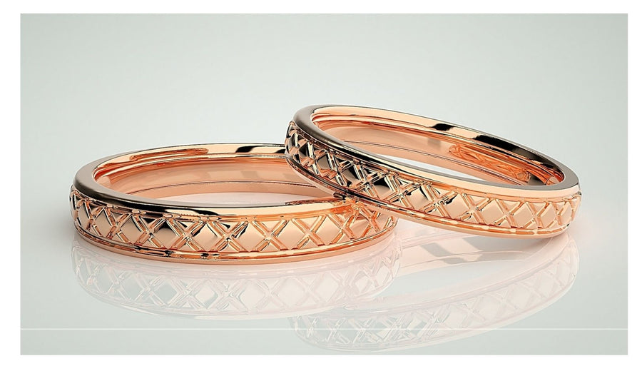 Couple Band Rings#82