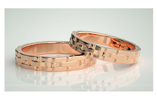 Couple Band Rings#83
