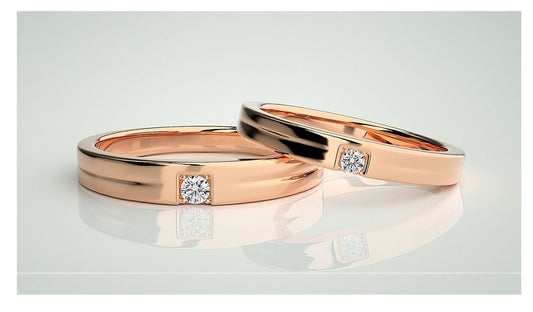 Couple Band Rings#85