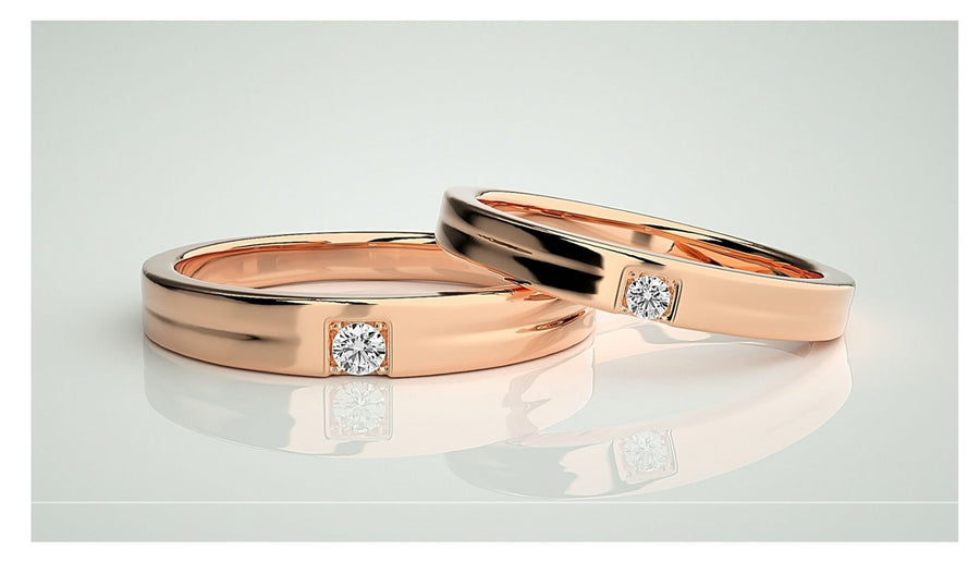 Couple Band Rings#85