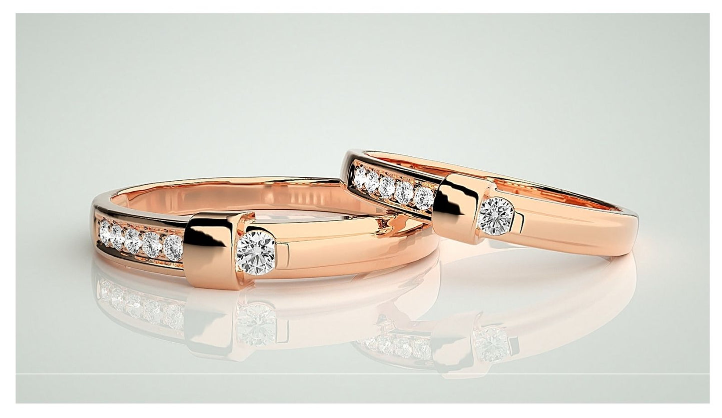 Couple Band Rings#99