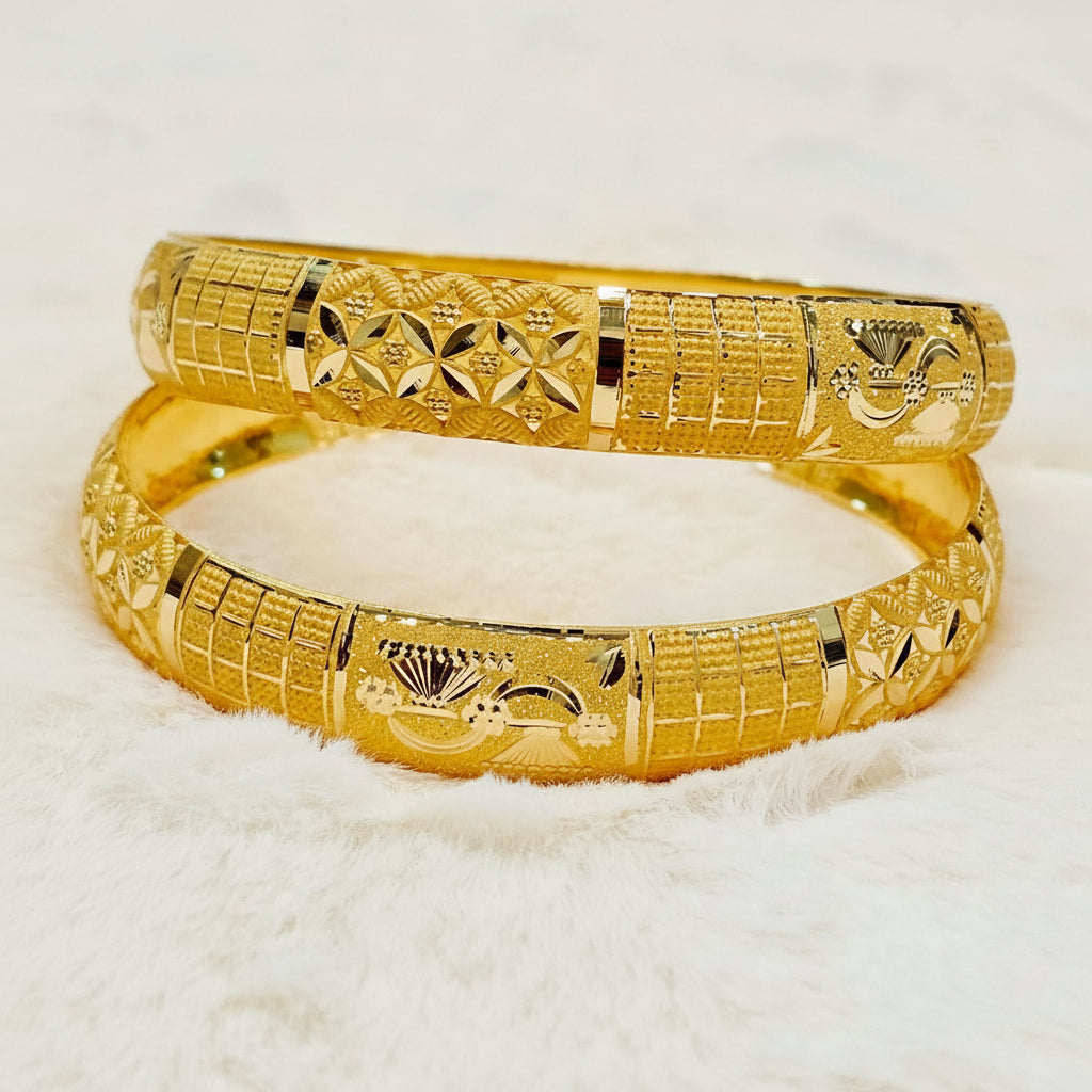 15gms Half round Bangles
