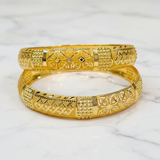 15gms Half round Bangles