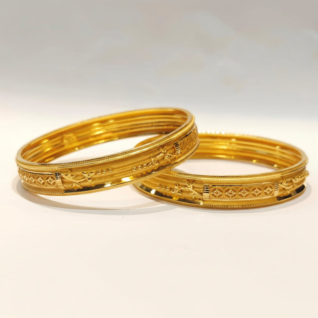 25gms Half round Bangles