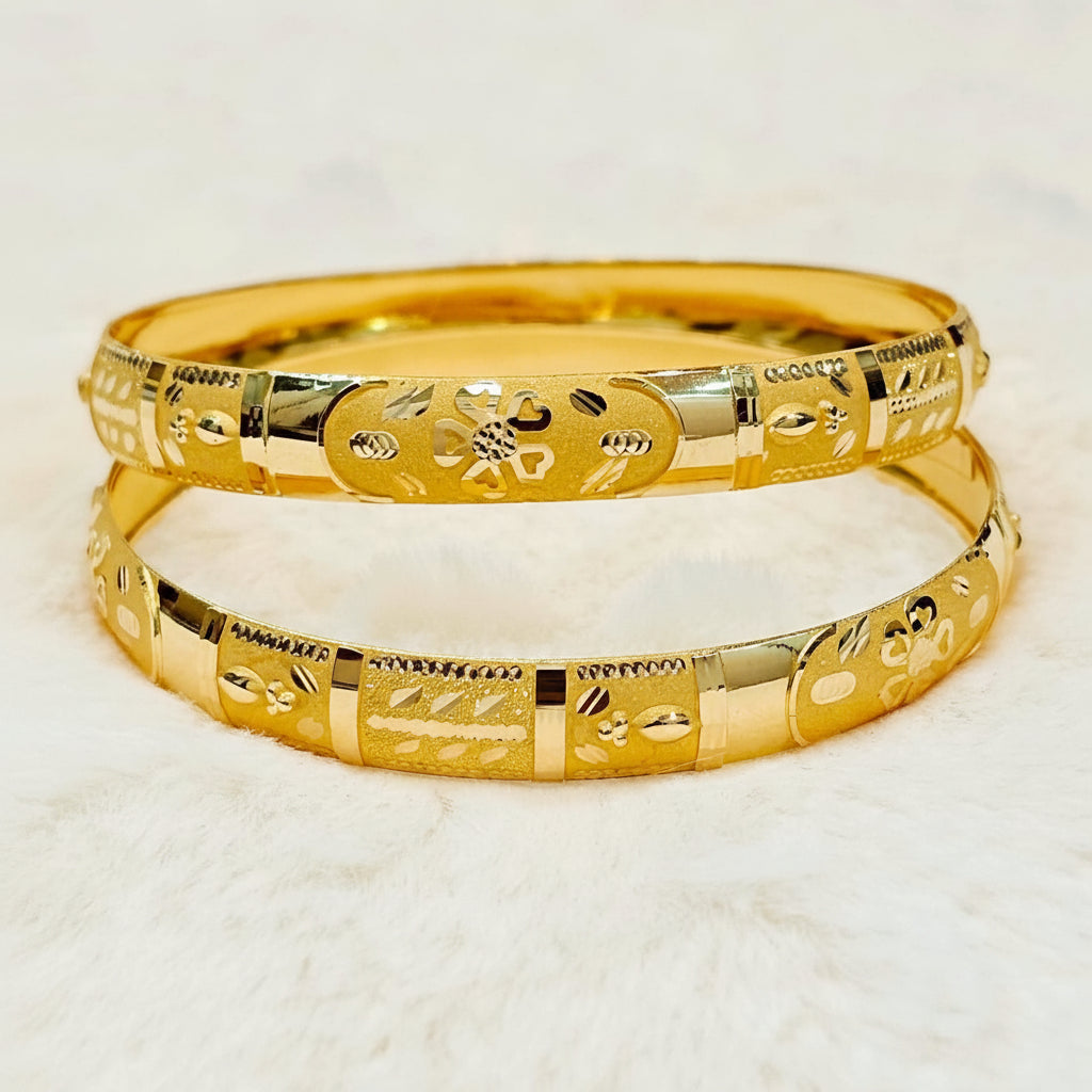15gms Half round Bangles