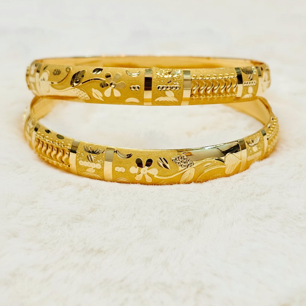 15gms Half round Bangles