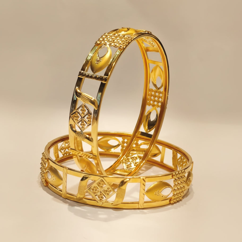 25gms Half round Bangles