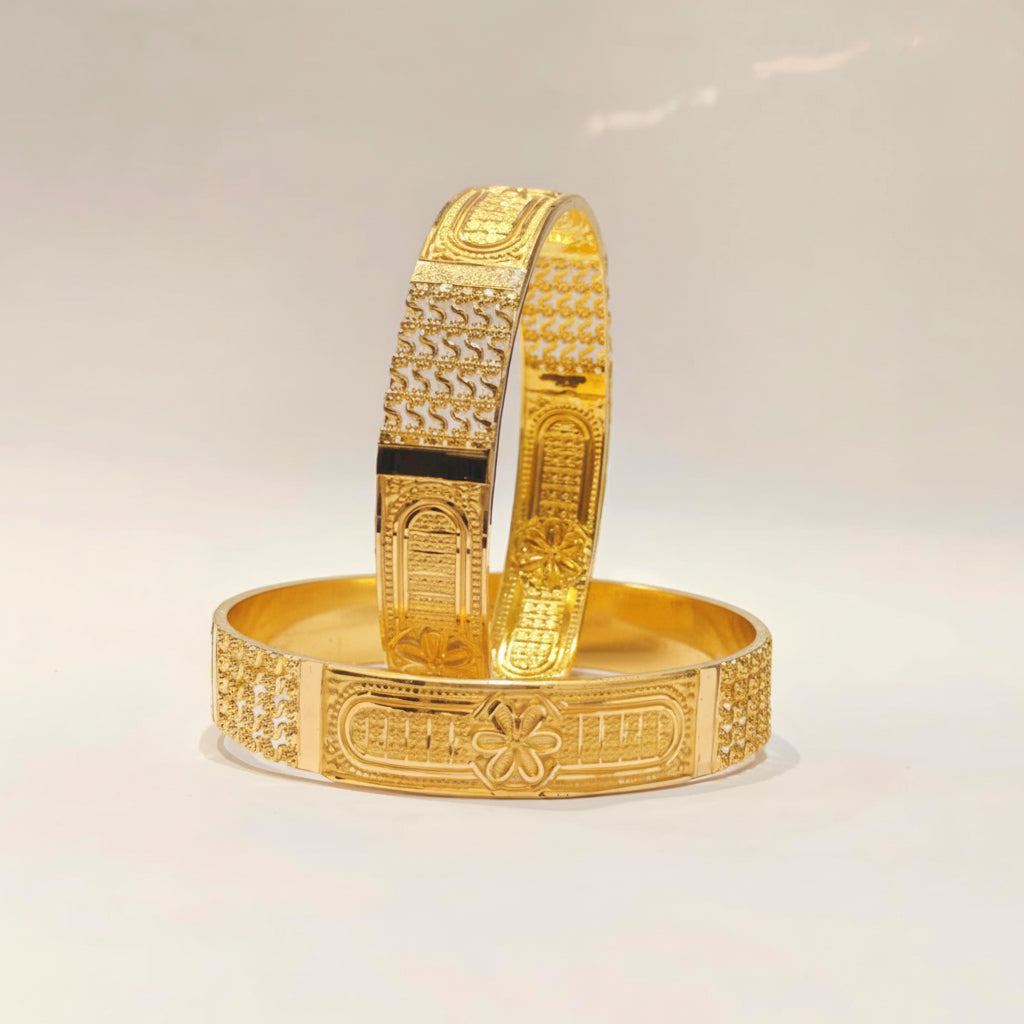 25gms Half round Bangles