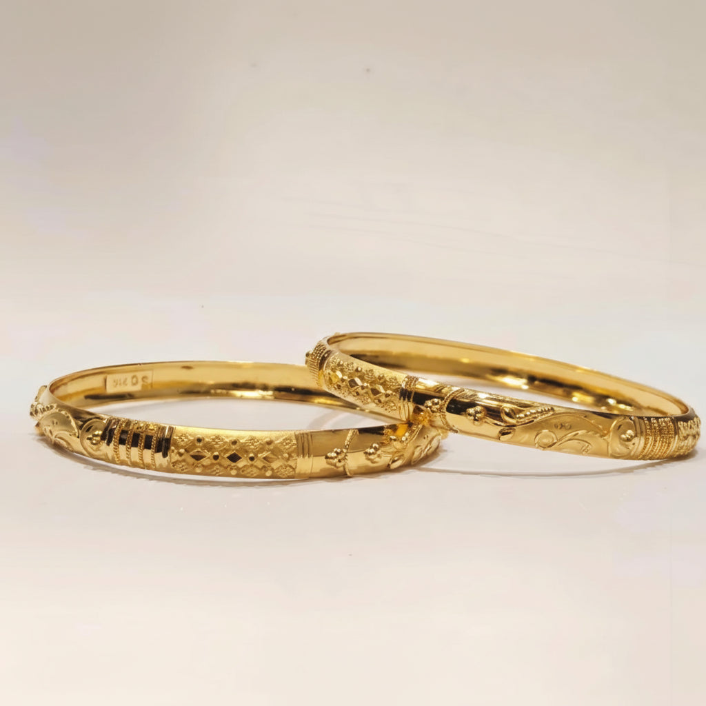 15gms Half round Bangles