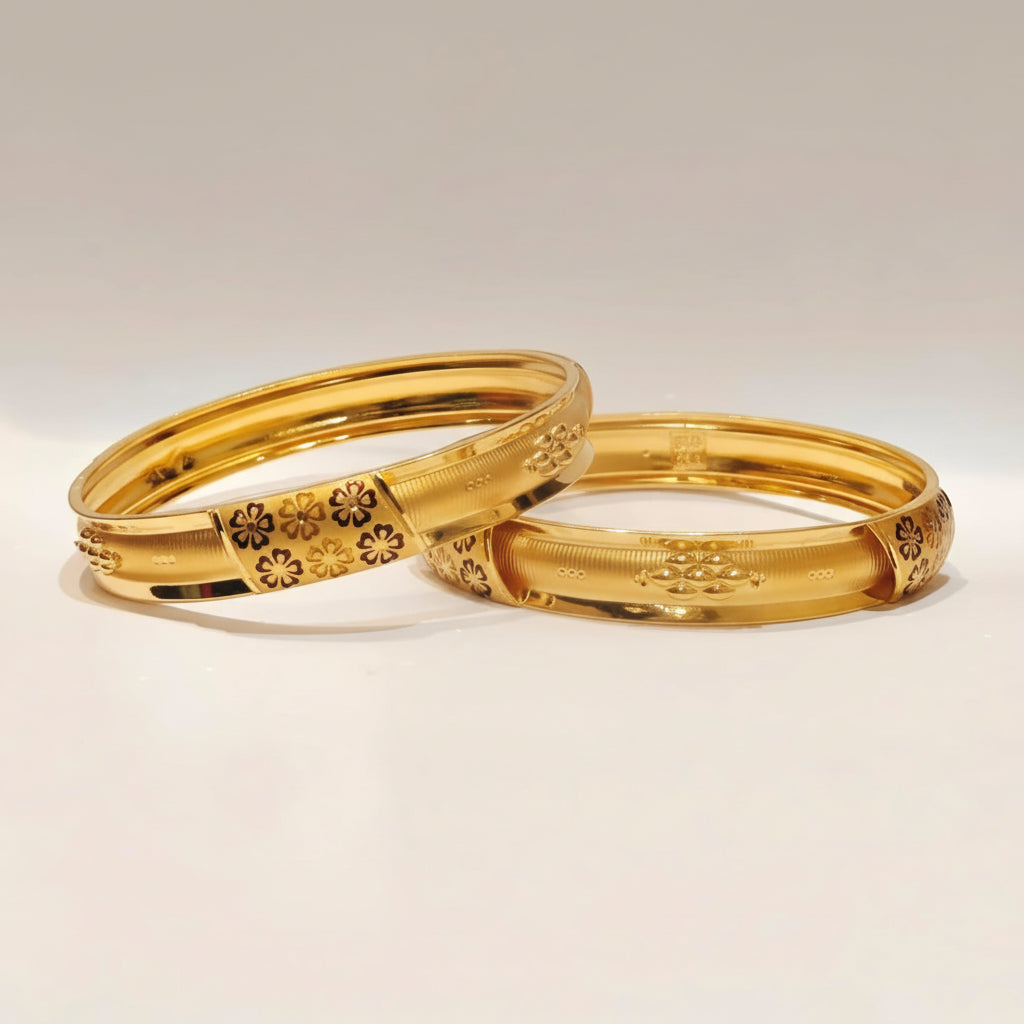 30gms Half round Bangles