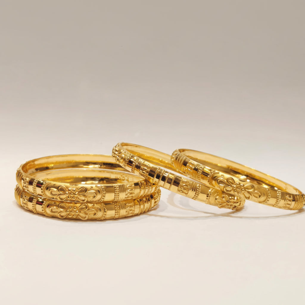30gms Half round Bangles