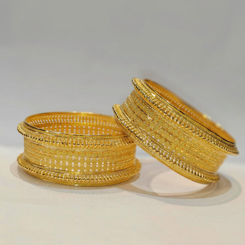 45gms Half round Bangles