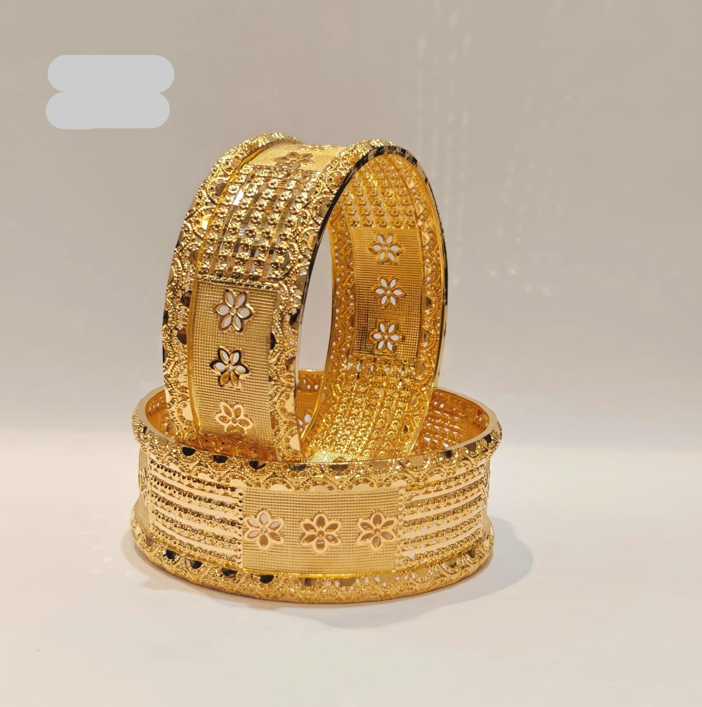 45gms Half round Bangles
