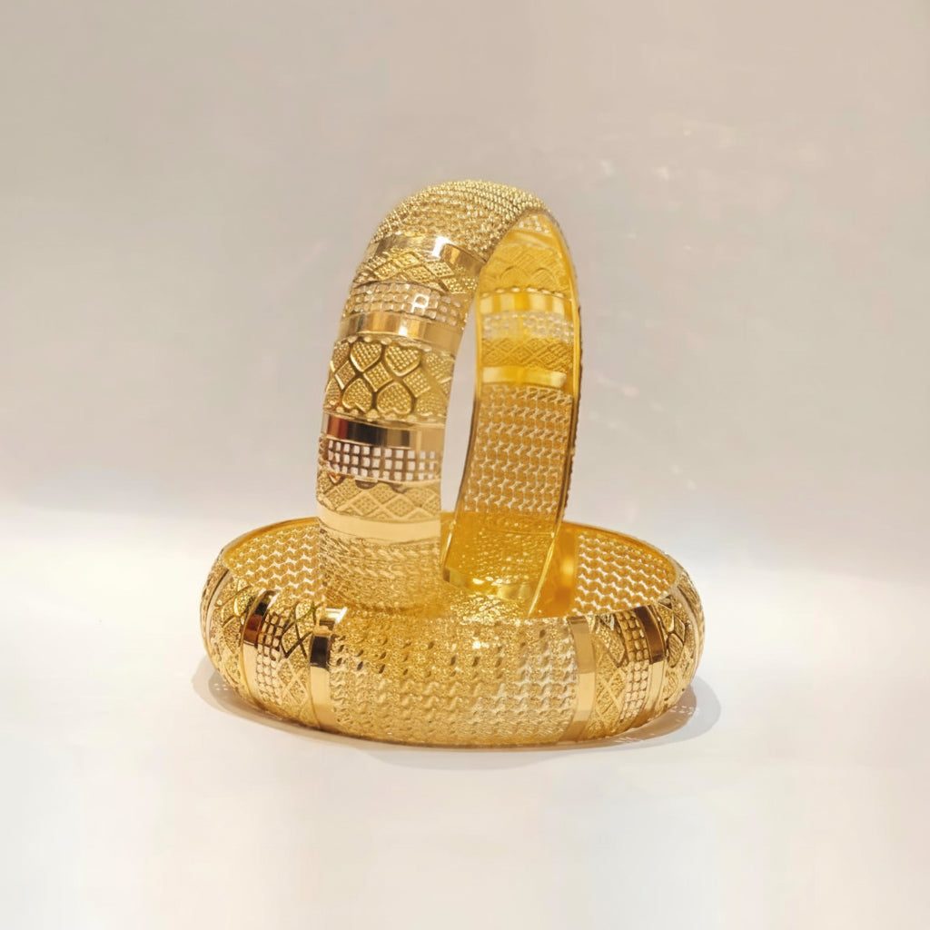 35gms Half round Bangles