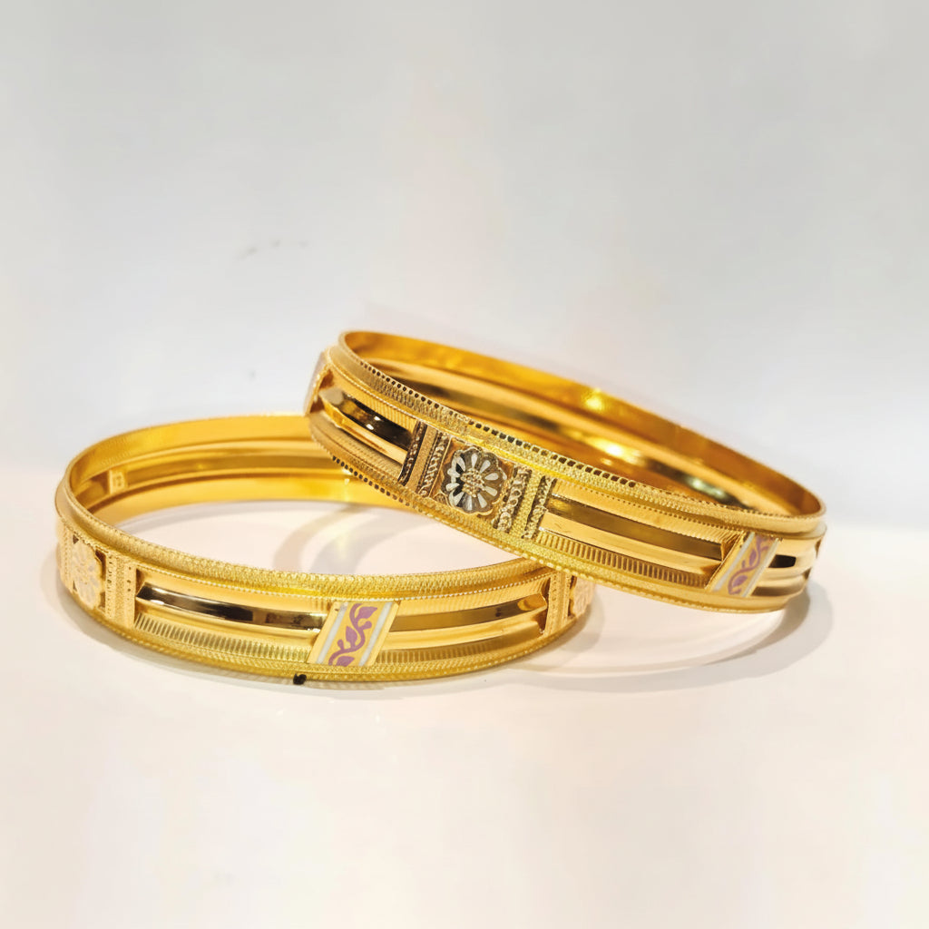 30gms Half round Bangles