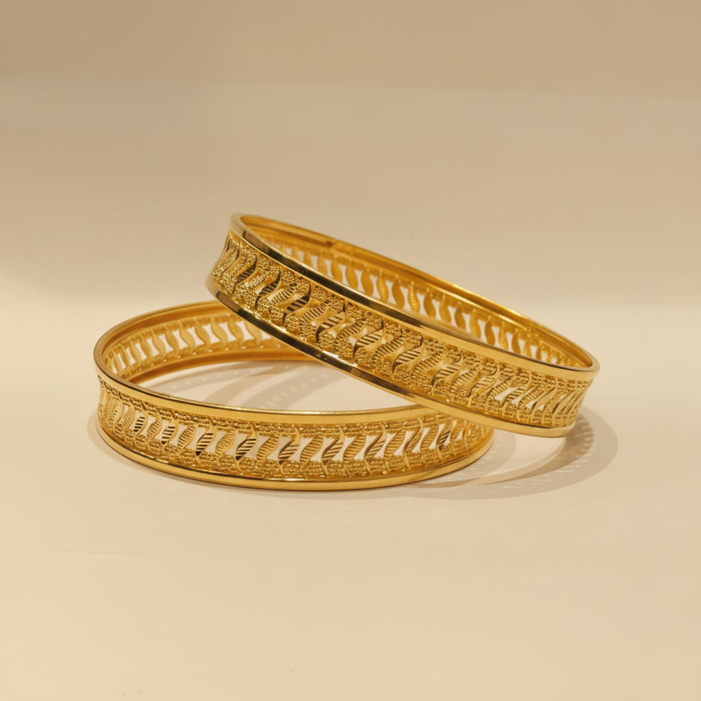 35gms Half round Bangles
