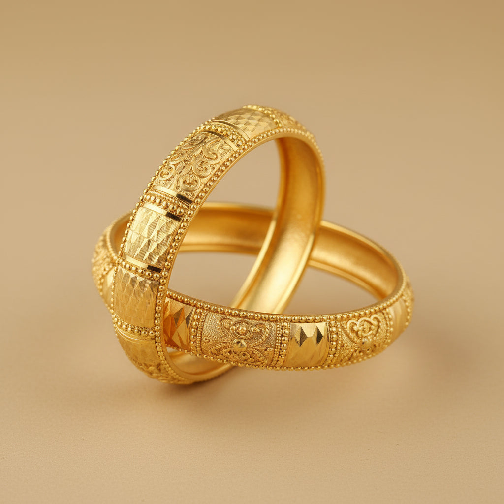 20gms Half round Bangles