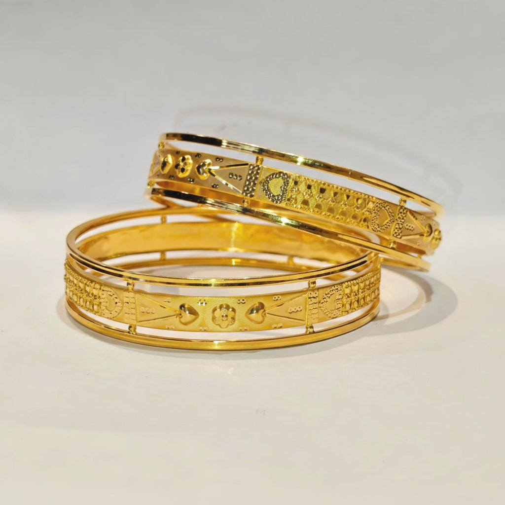 30gms Half round Bangles