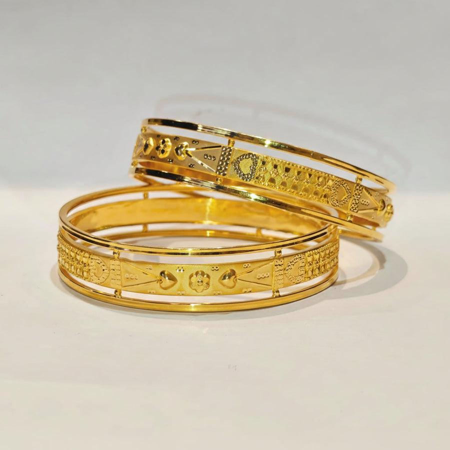 30gms Half round Bangles