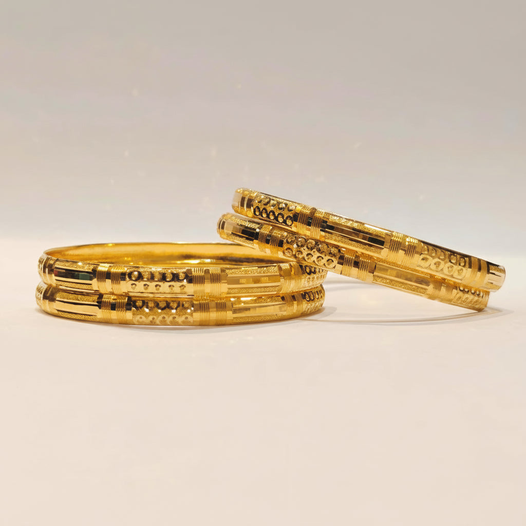 30gms Half round Bangles