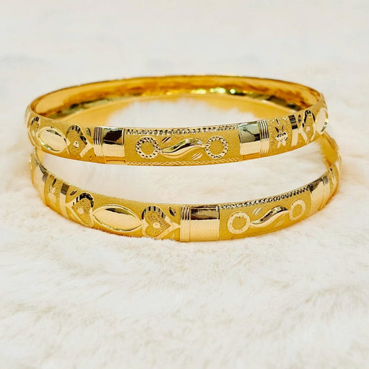 10gms Half round Bangles