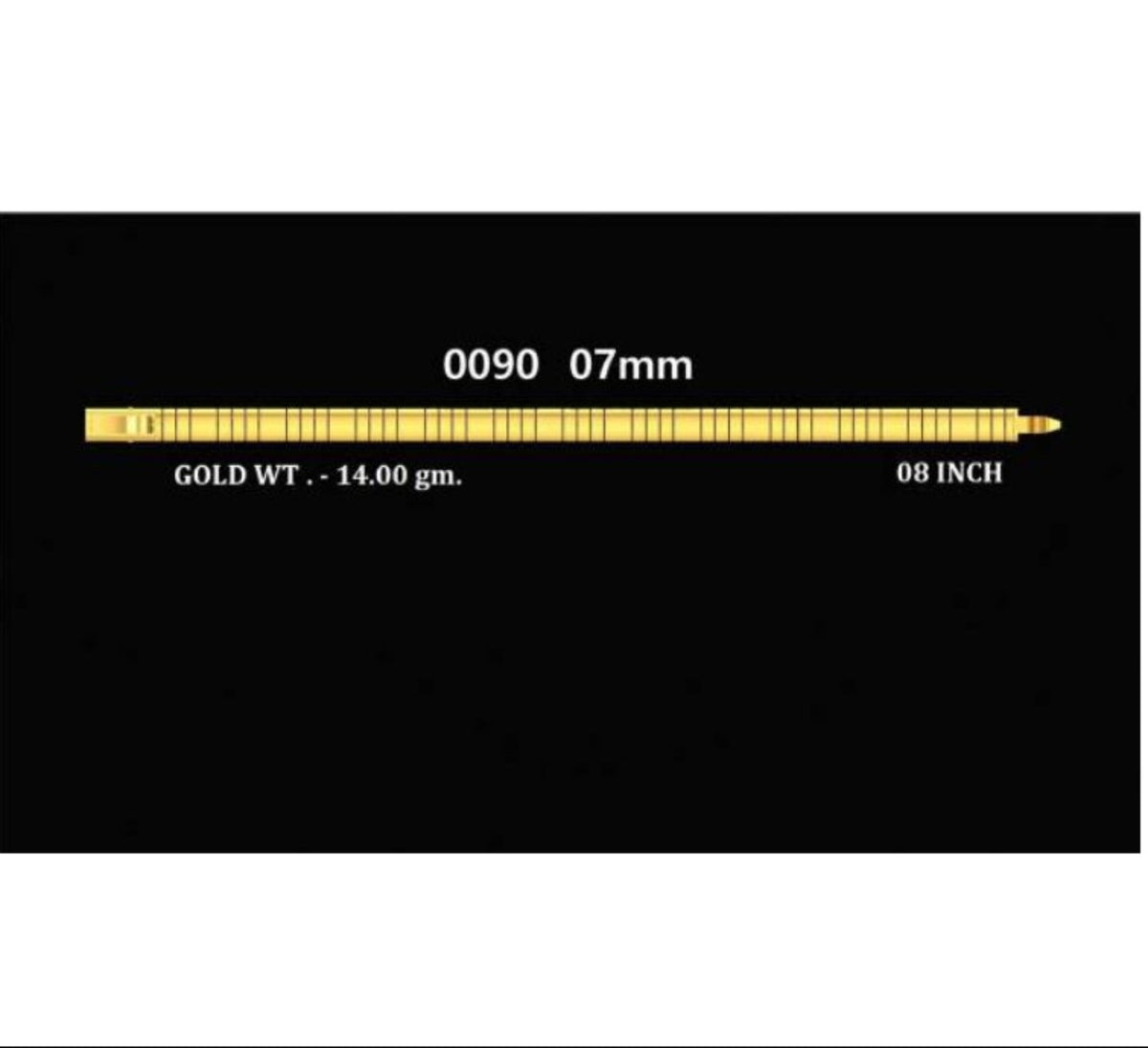 14gm Paper Casting Bracelet - 0090  #BB