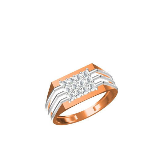 4ggms  CZ Paper Casting Stone Ring SJGR-2892 #SB