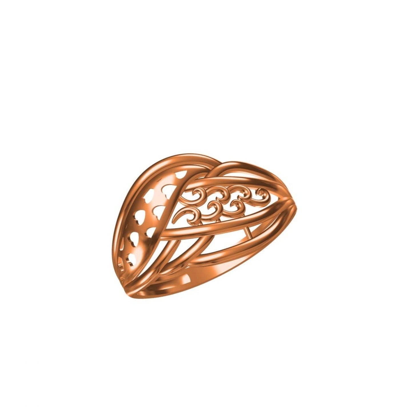 3gms Womens Paper Casting Ring SJLR- 7633 #BB