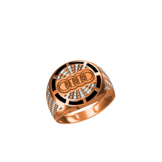5g Mens Paper Casting Ring SJGR-3281 #SB