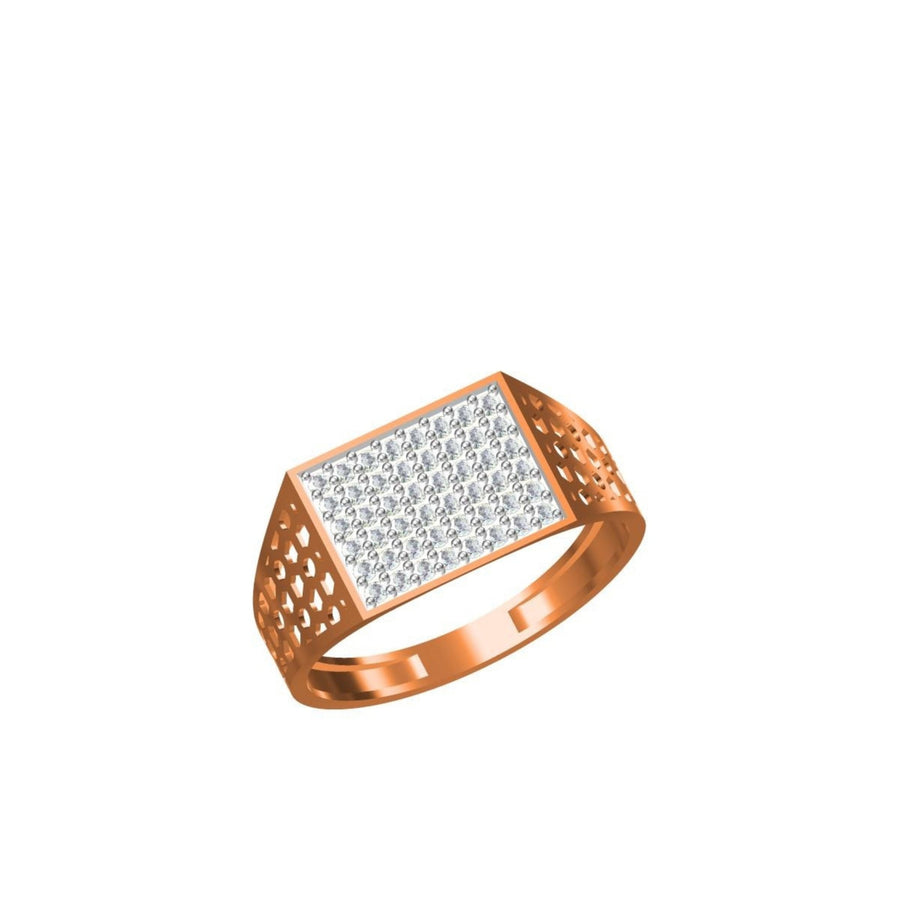 3.2gms  CZ Paper Casting Stone Ring SJGR-2896 #SB