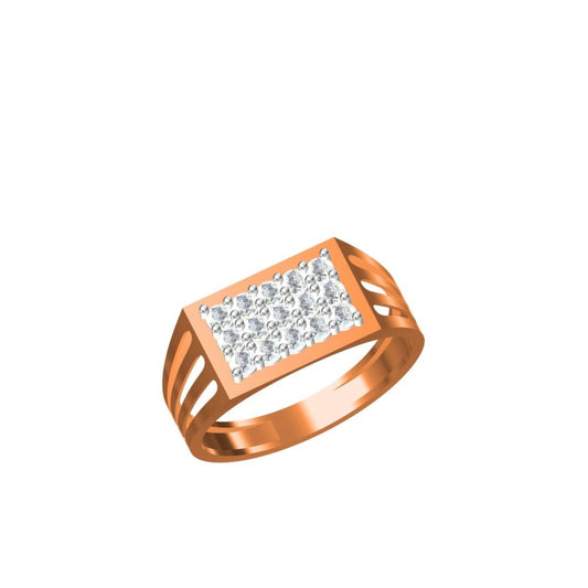 4gms CZ Paper Casting Stone Ring SJGR-2879 #SB