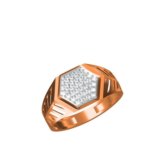 2.5gms  CZ Paper Casting Stone Ring SJGR-2872 #SB