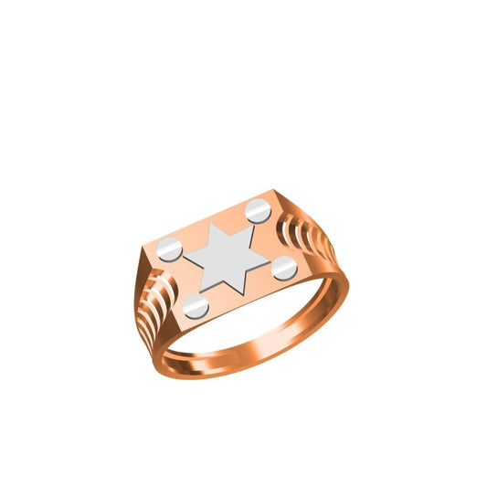 3g Mens Paper Casting Ring SJGR-3085 #SB