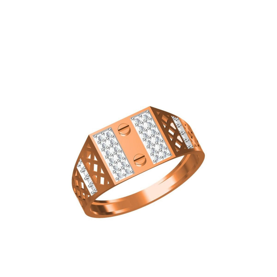 3gms  CZ Paper Casting Stone Ring SJGR-2863 #SB