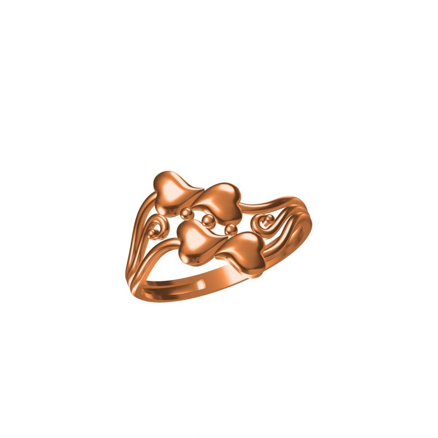 2.4gms  Womens Paper Casting Ring SJLR- 7582 #BB
