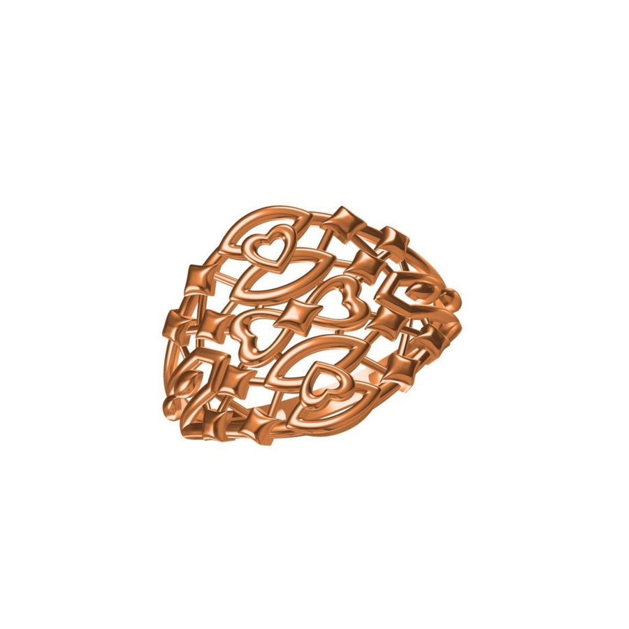 3gms  Womens Paper Casting Ring SJLR- 7585 #BB