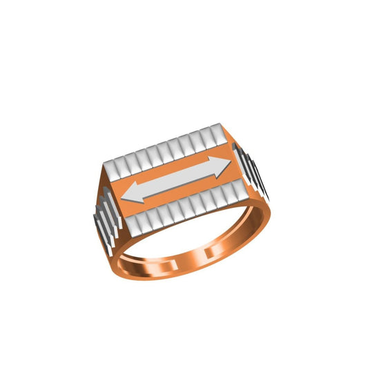 4.1g Mens Paper Casting Ring SJGR-3038 #SB
