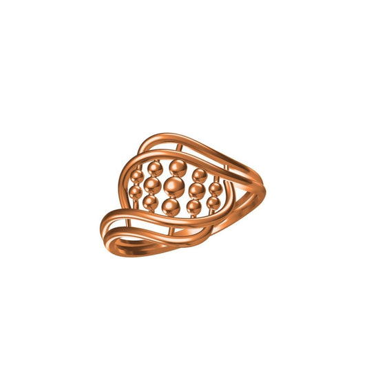 2gms Womens Paper Casting Ring SJLR- 7572 #BB