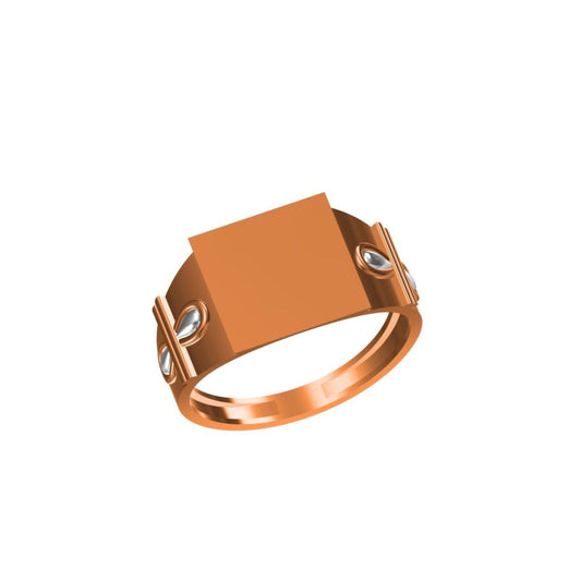 3g Mens Paper Casting Ring SJGR-2992 #SB