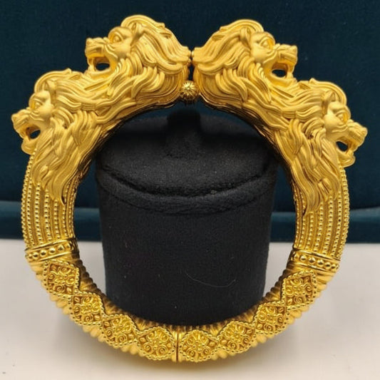 Lion heads design Electroforming  kada