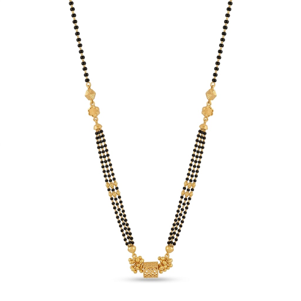 9gms Short Mangalsutra with ball pendant