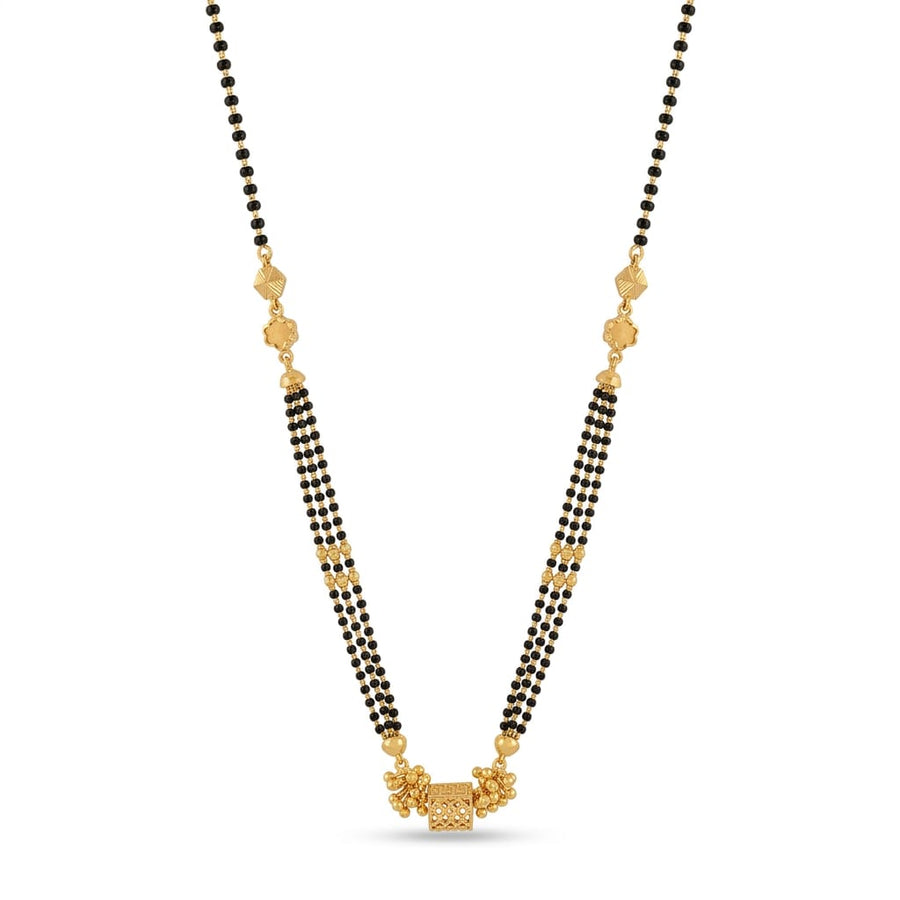 9gms Short Mangalsutra with ball pendant