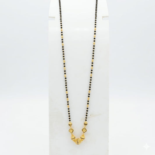 7gms Short Mangalsutra with ball pendant