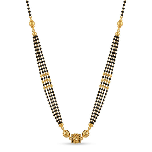 9gms Short Mangalsutra with ball pendant