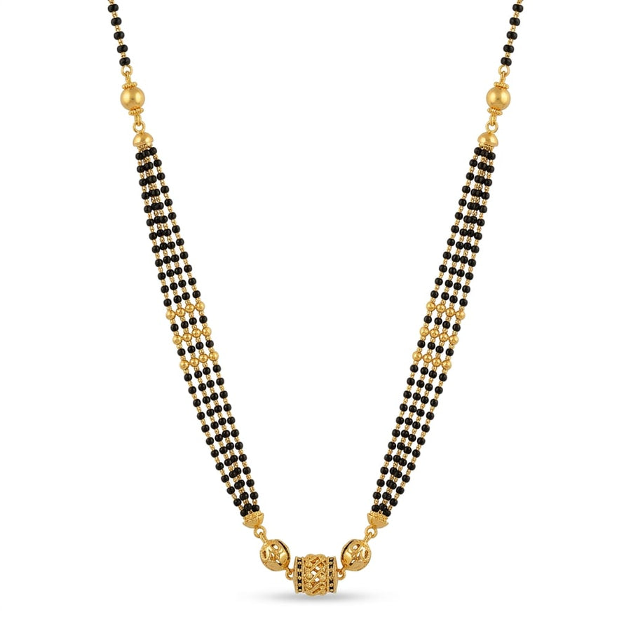 9gms Short Mangalsutra with ball pendant
