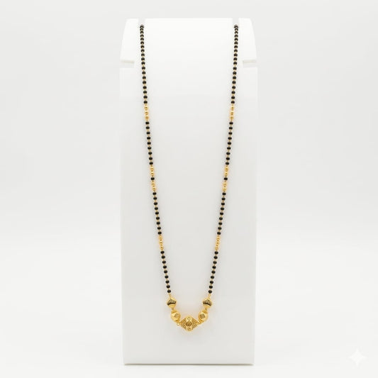 6gms Short Mangalsutra with ball pendant