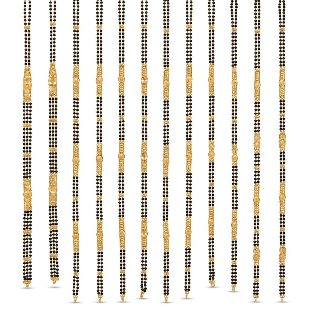 10gms Long Mangal Sutra double line #01