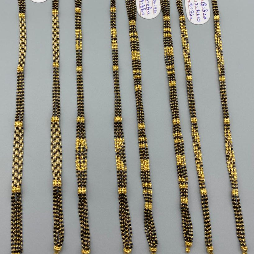 20gms Antique Mangal Sutra with pipe bharni