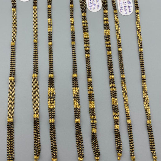 20gms Antique Mangal Sutra with pipe bharni
